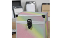 Reinforced Corners Graded Card Storage Box Moisture-Proof Aluminum Card Slab Case Combination Lock