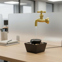 Floating Teapot Fountain USB Powered House Decoration for Office
