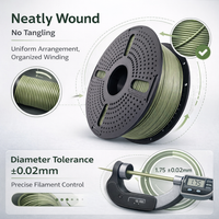 Polymer enhanced 1.75mm Matte Finish for High Speed Printer, BambuLab Compatible Spool 1kg, Rapid Prototyping Material for Makers