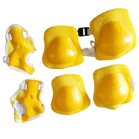 6 Pieces Kids Impact-Resistant Gear Set EVA Foam Padding Kids Knee Elbow Wrist Guards Breathable Material Child Pads for Skateboarding