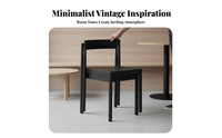 Stackable Molded Seat Retro Design Armless Stacking Chair Single-Piece Molding Guest Seating for Cafe Owners, Homeowners, Dining Room, Restaurant