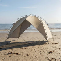Beach Shelter Tent Portable Arch Tent Easy Carry Bag Coastal Shelter Canopy for Camping