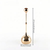Teardrop Candle Holder Glossy Decor Freestanding for Tabletop