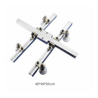 Precision Fit Vacuum Cup Bracket Set Easy to Install Robot Arm Suction Fixture Pneumatic Suction Cup Mount for Automation Technicians, Machine Operators, Factory Workers, Workshop