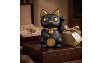 Welcoming Cat Classic Resin Auspicious Cat Cute Ornament for Desktop