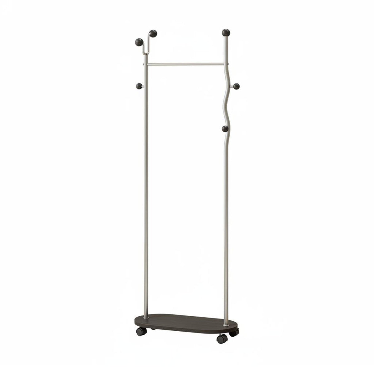 Space-Saving stand-alsinglestanding Valet with Tray Minimalist Design Clothing Rack Multi-Functional Bedroom Furniture Stable Base for Apartment Dwellers, Students, Professionals, Entryway, Dorm Room, Walk-in Closet