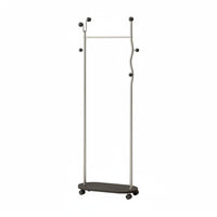 Space-Saving stand-alsinglestanding Valet with Tray Minimalist Design Clothing Rack Multi-Functional Bedroom Furniture Stable Base for Apartment Dwellers, Students, Professionals, Entryway, Dorm Room, Walk-in Closet