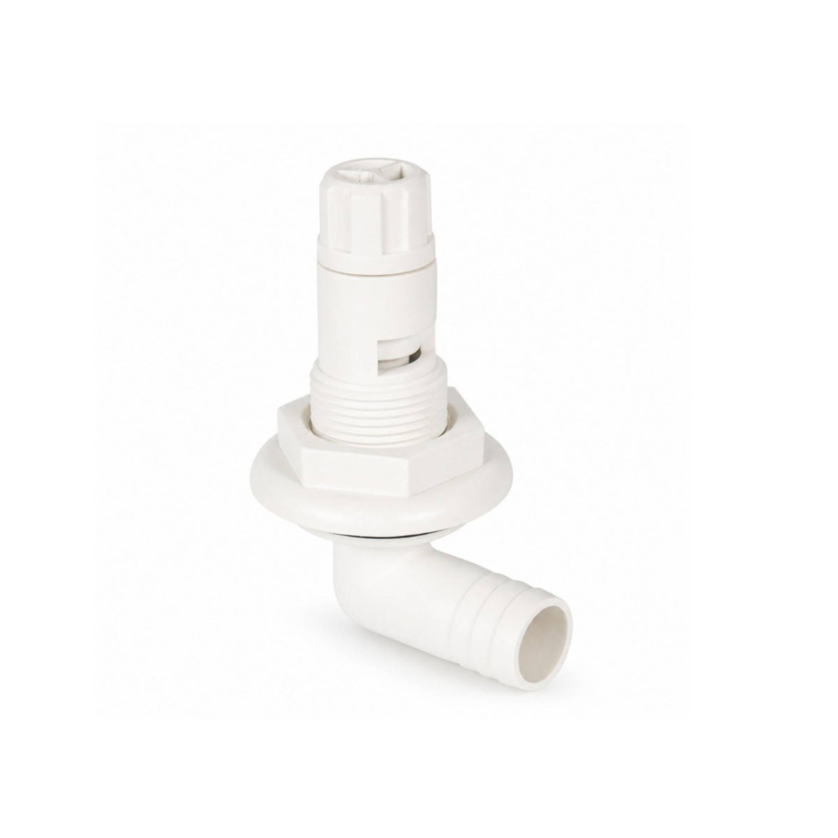 Marine Valve with 90-Degree Elbow Easy-to-Install Hardware for Boat Owners, Live Well
