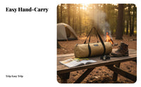 Portable Cylindrical Tent Stake Bag Sturdy Cylindrical Duffel Bag Heavy Duty Outdoor Gear Tear-Resistant for Campers, Hikers, Handymen, Camping, Campsite, Picnics, Garage