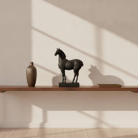 Horse Figurine Sophisticated Decorative Horse Figurine Handcrafted Decor for Desk, Office