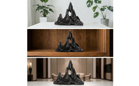 Resin Aquarium Mountain Ornament Natural-Looking Aquarium Rockery Resin Rockery Realistic Mountain Ornament Stone-Like