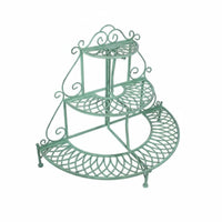 Ladderdesign Flower Rack Multitier Design 3-Tier Ladder Plant Stand Sturdy framework Space-Saving for Decor lovers, Patio