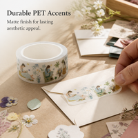 Spring Handmade Collection Washi Tape & Matte PET Tape for Journaling and Crafts