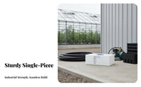 Water Storage Tank Leakproof Rectangular PE Water Container Food-Grade HDPE Storage Cube for RV Owners, Farmers