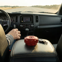 Rotary Gear Selector Knob Billet Aluminum Dial Shifter Knob CNC-Machined Easy to Install for Truck Owners, Interior Upgrade