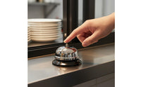 Call Bell with Metal Dome Shiny Reception Summoning Device Receptionists