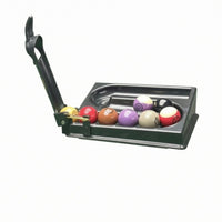 Molded Channels Handheld Billiards Rack Sturdy Pool Rack Slim Design Sports Equipment Long-Lasting
