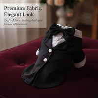 Pet Wedding Suit Tuxedo with Bow Tie for Dogs and Cats