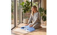 Back Stretcher with Air Pump Textured Traction Board Portable for Fitness Enthusiasts, Stretching Practice Practitioners