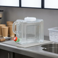 Built-in Faucet 5 L Water Container PC Plastic Transparent Water Container Spigot Hedpak Container BPAsafe for Home Kitchen, Office