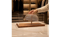Baseball Cap Display Case Transparent Baseball Cap Display Box No Assembly Required for Collectors, Shelf