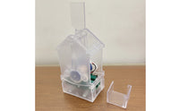 Tabletop Swinging Display with Top Holder Compact Battery-Powered Sign Holder Motorized for Merchandisers