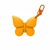 Portable Butterfly Lipstick Holder Keychain Lightweight Lip Salve Holder Keychain Secure Grip Butterfly Lip Salve Sleeve Long-Lasting for Travel