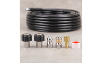 Pressure Washer Hose with Sewer-Clearing Nozzle Pressure Washer Hose with Nozzles Resistant for Homeowners, Home Maintenance
