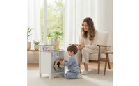 Toy Laundry Appliance Sturdy Laundry Appliance Toy Compact Washer and Dryer Playset for Young Children, Daycare, Classroom