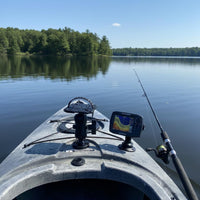 Sturdy 360° Fish Detector Mount Heavy Duty Kayak Navigation Mount Adjustable Angle for Fishing