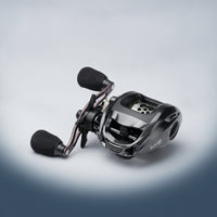 Compact Baitcasting Reel with Shallow Spool Micro-Adjustment Sleek-Profile Baitcasting Reel Adjustable Low-Profile Baitcaster for Anglers