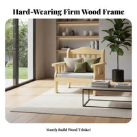 Chinese design Carved Wood Frame Couch Set Space-Saving Household Furniture Intricate Carving Lounge Suite Removable pads for Apartment Dwellers, Families, Homeowners, Living Room, Small Spaces, Reception Area, awayice