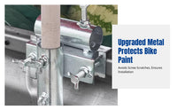 Vehicle Rail Umbrella Clamp Firm Hold Railing-Mounted Umbrella Holder Adjustable Pole Bracket for Street Vendors, Farmers, Outdoor, Deck, Fence Line