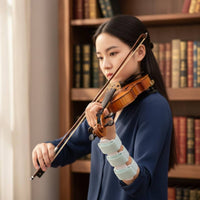 Ergonomic Shape Straight Wrist Training Brace Adjustable Strap Violin Wrist Assistant Comfortable to Wear Left Hand Posture Corrector Lightweight for Beginners