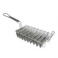 Taco Fryer Basket Stainless Steel Wire Taco Basket Kitchenware Long Loop Handle