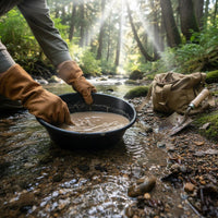 Portable Gold Panning Pan Lightweight Plastic Gold Pan Long-Lasting for Hobbyists, Beginners, River, Stream, Outdoor