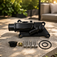 Coolant Housing with Straight Inlet Compatible Component for Engine Bay
