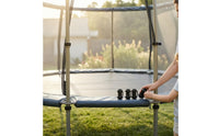 8 Pieces 1 Inch Trampoline Enclosure Pole Cap Safety Trampoline Pole Cap Heavy Duty Safety for Outdoor