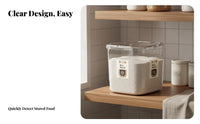 Large Capacity Rice Bucket Airtight Seal Rice Storage Container Humidity-Resistant Bulk Food Storage Container