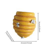 Rounded Bee Wall Planter Decorative Bee Nest Plant Pot