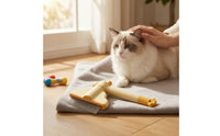 Pet Grooming Comb with Rotating Head Deshedding Self-Cleaning Brush Slicker Brush with Release Button Handheld Detangling