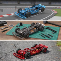 Metal Chassis Frame 1/28 Scale RC Car Chassis with Servo Arm Upgrade for Hobbyists