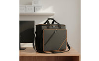 Large Capacity Desktop Computer Carrying Case Trolley Design Rolling Desktop PC Bag Wheels Computer Computer Case Travel Bag Wear-Resistant for Moving