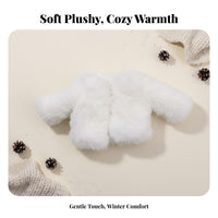 20cm Doll Cardigan Winter Design Doll Outerwear wear Front Design 8 Inch Soft Toy Outfit for BJD Owners