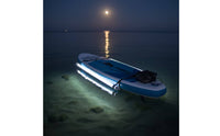 Waterproof Paddleboard LED Light with Straps Lightweight SUP Light Bar with Mounting Frame Slim Marine Lights Compact for Paddleboarders