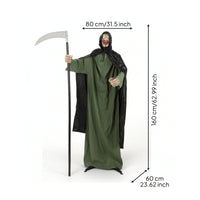 Halloween ghost Decoration Movingghost with Glowing Eyes Life-Size Decor for Creepy Dwelling