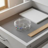Fruit-Shaped Box Versatile Transparent Box Compact Small Organizer Container for Workbench, Craft Room, Desk Drawer