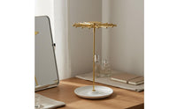 Detachable Design Necklace Carousel Display Large Capacity 18 Hook Jewelry Stand Household Storage for Vanity, Dresser