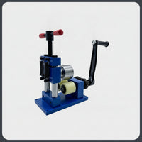 Benchtop Band and Bracelet Bending Machine Compact Hand Crank Bracelet Bender Metal Jewelry Bender with Rollers Versatile for Jewelers, Hobbyists, Makers, Workshops, Studios