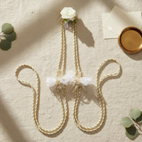 Bloom Togetherness Cord Elegant Design Bloom lassos Handmade Traditional Lazo for Newlyweds